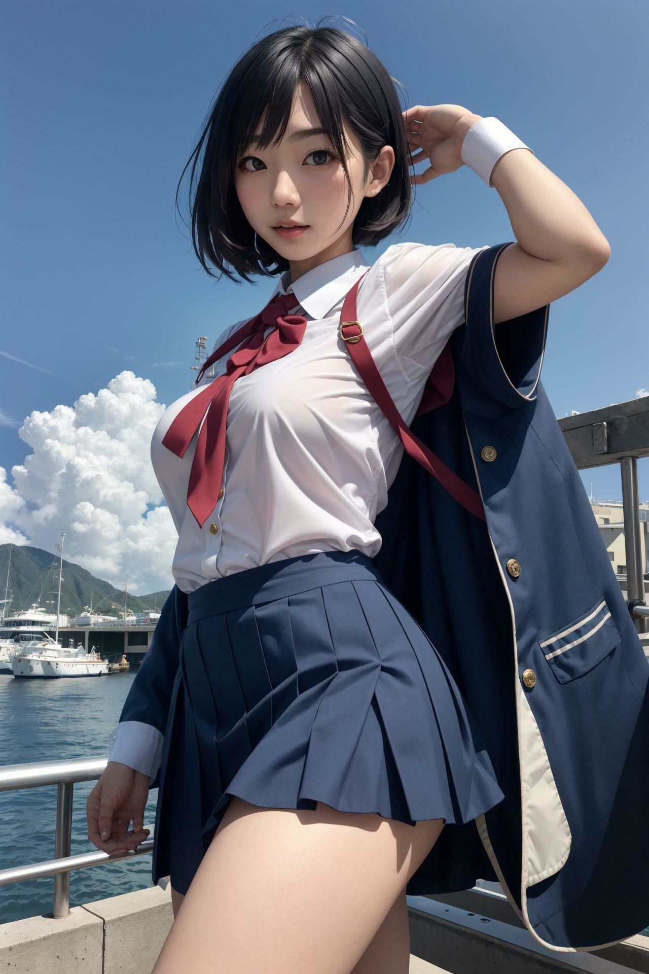 サンプル画像5:制服美少女ハーヴェスティ(深紅の誘惑) [d_321263]