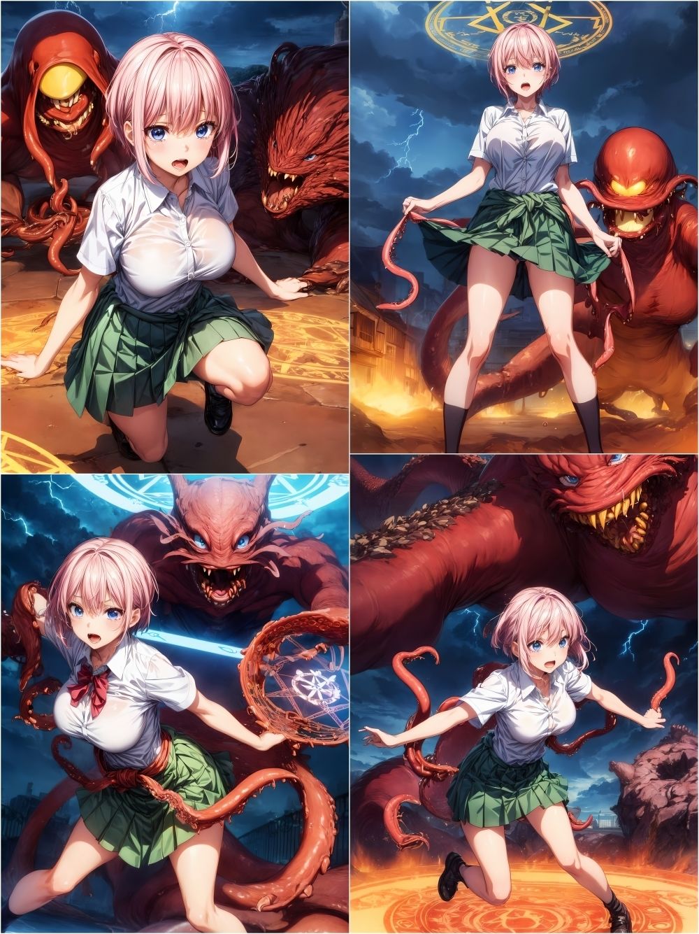 サンプル画像1:異種強●●侵された五等分たち。(異世界同人事務所) [d_321266]