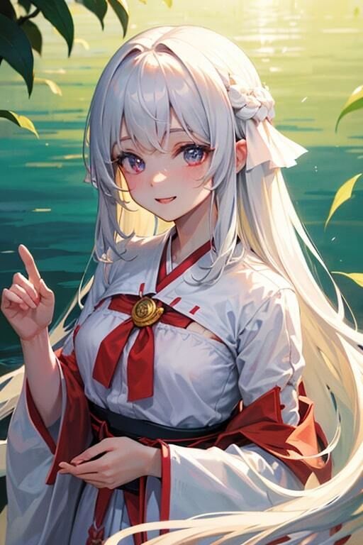 サンプル画像5:AI生成美女写真集 vol13 神社巫女(Ai Girls Collection) [d_321270]