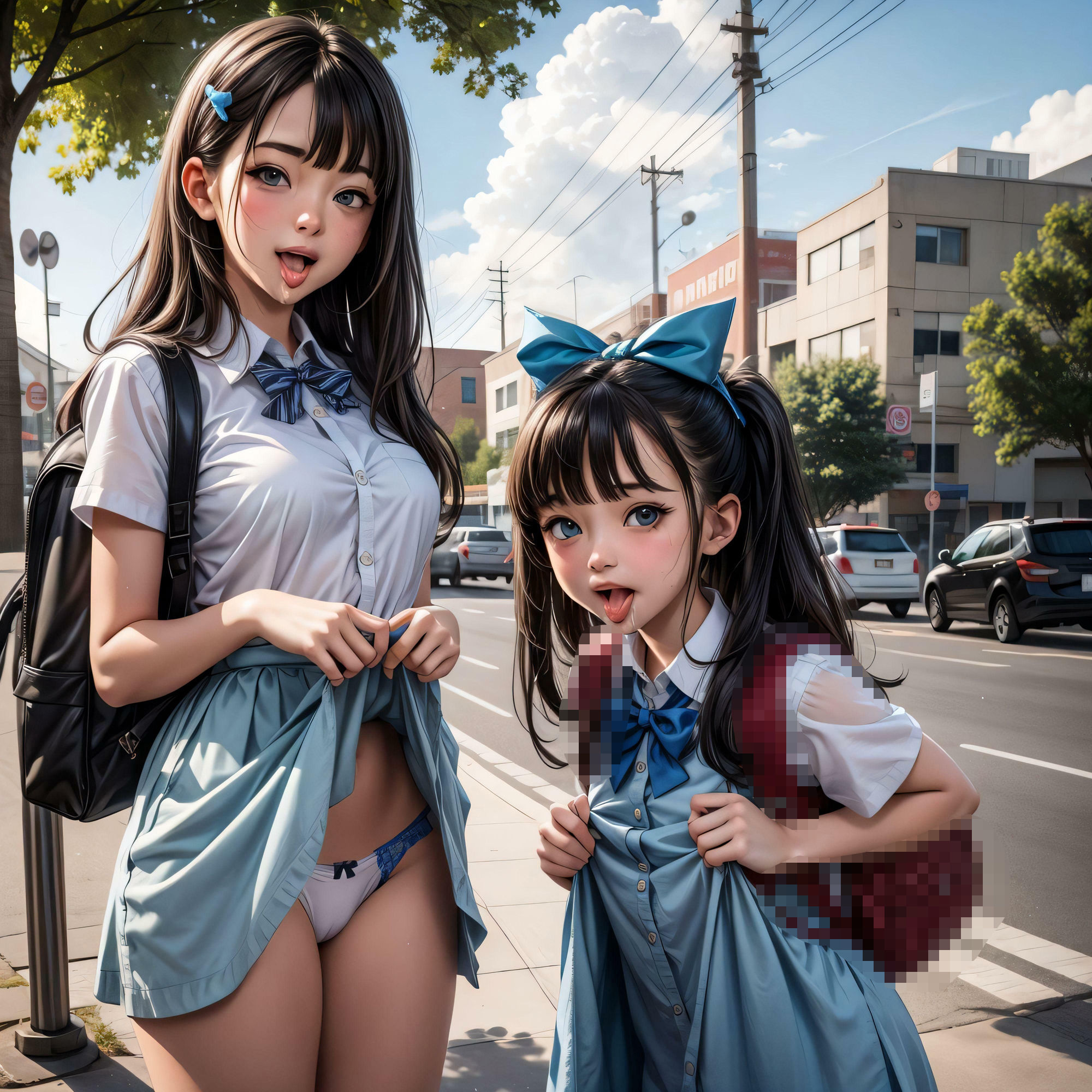 サンプル画像1:百合野外イチャイチャ(禁断エクリプス) [d_321290]