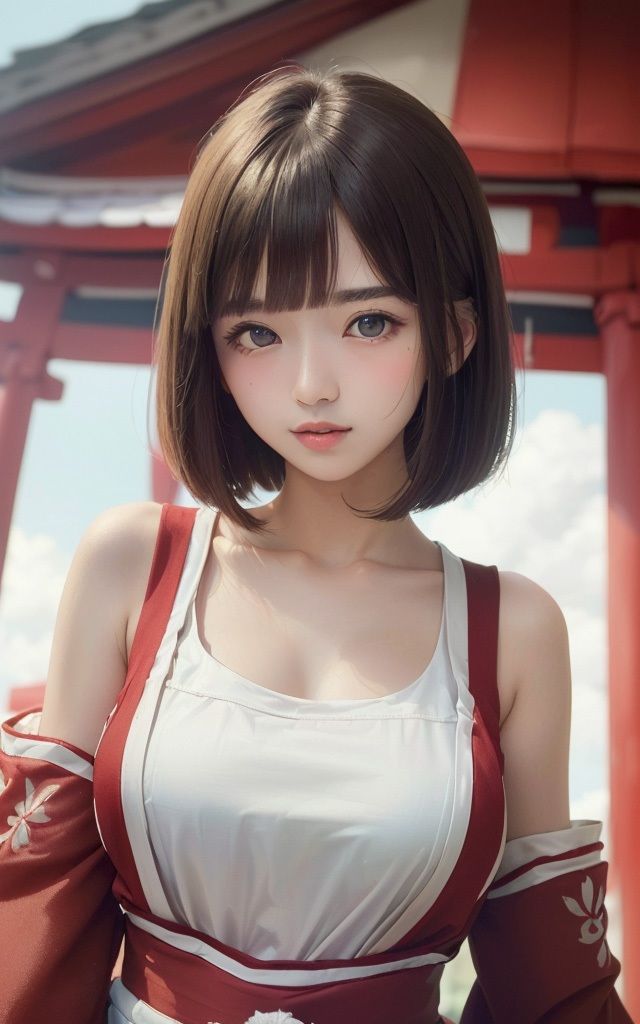 サンプル画像1:グラビア写真集 かわいい巫女さん Vol.1(前田 加奈) [d_321319]