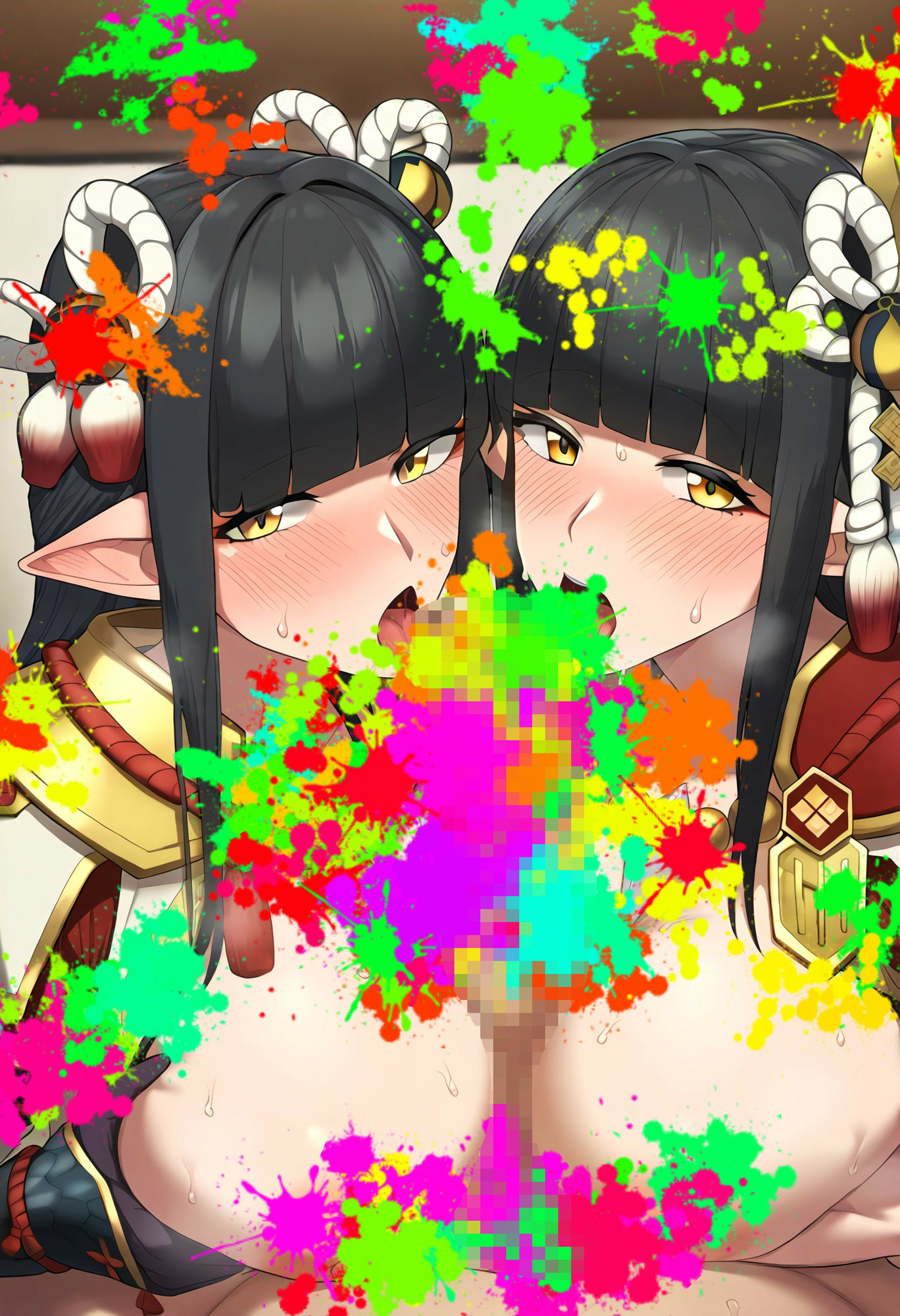 サンプル画像1:とある双子の竜人族(ある) [d_321352]