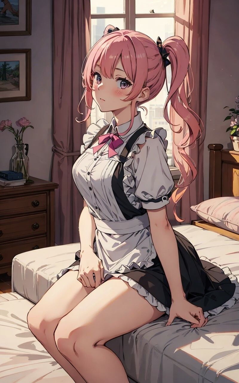 サンプル画像1:バイト先のピンクツインテちゃん2(オムライスごはん) [d_321465]