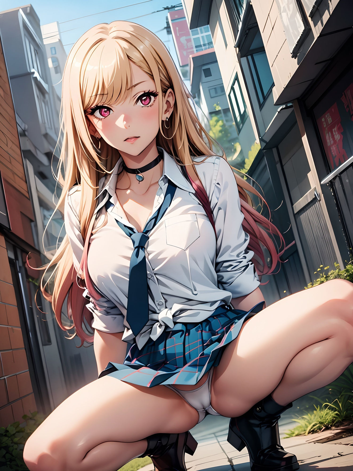 サンプル画像3:ドレスアップまりん2(茜佑紀) [d_321532]