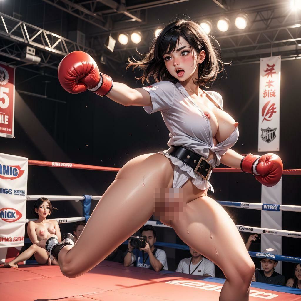 サンプル画像3:ノーパンハイキック(情熱ニクス) [d_321579]