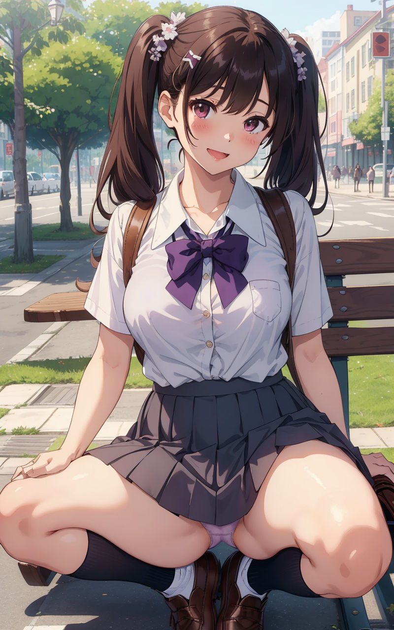 サンプル画像1:制服の似合う美少女2〜AIイラスト〜(くりきんとん) [d_321598]