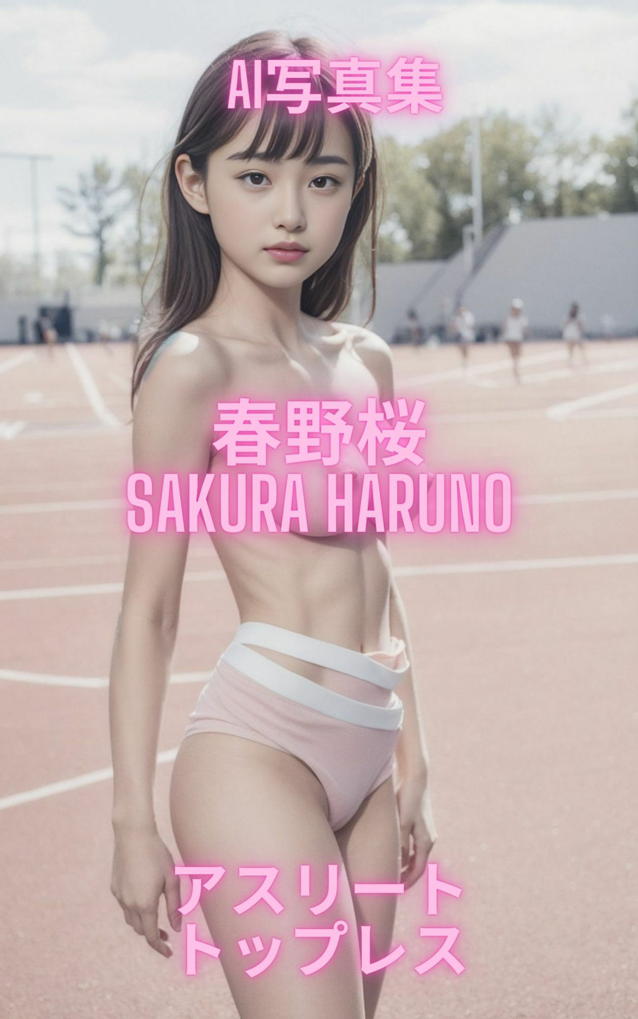サンプル画像4:AI写真集 春野桜 Sakura Haruno アスリートトップレス(Premium Girls) [d_321599]