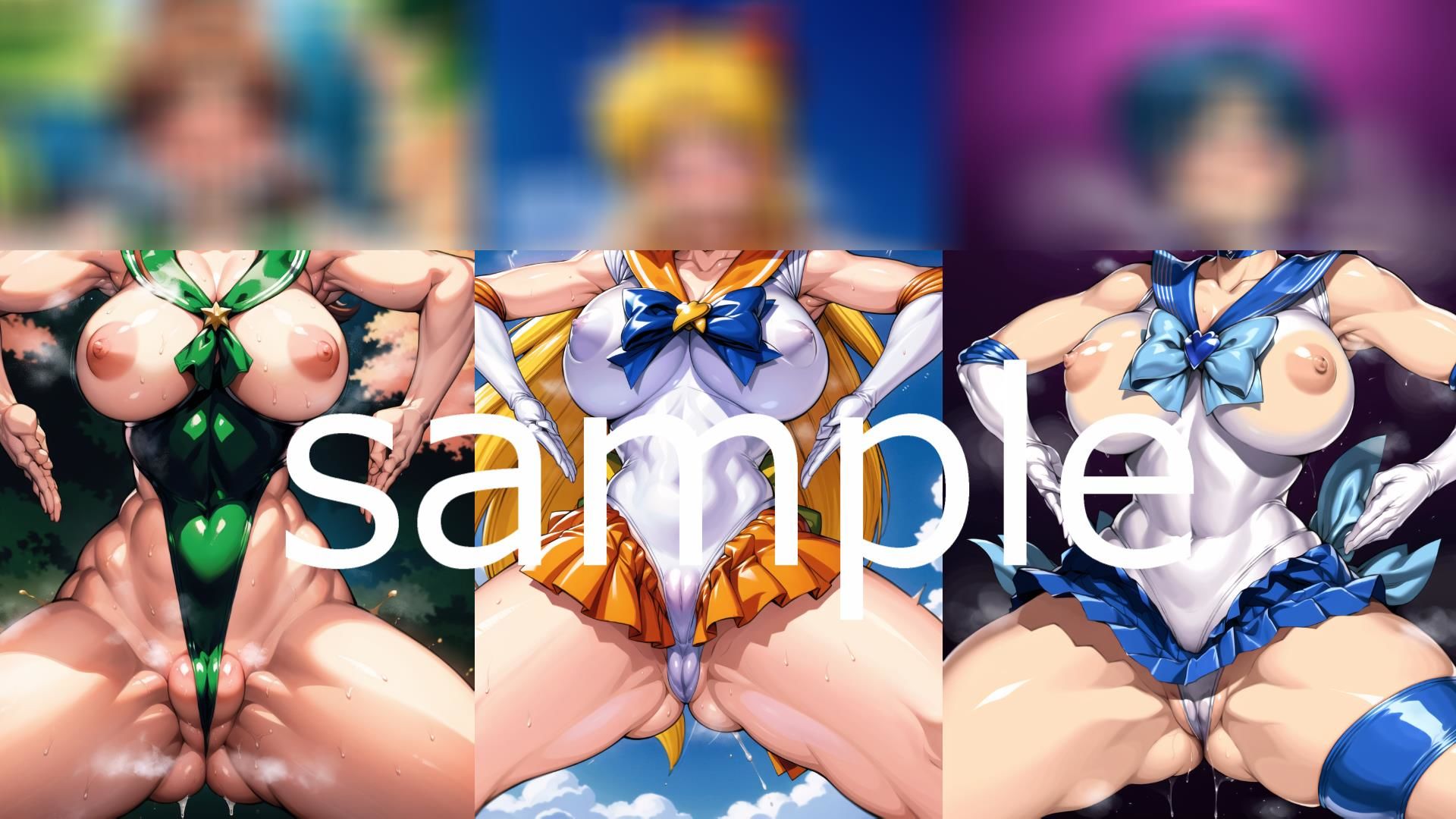 サンプル画像2:【フルカラー】ハイグレ人間になってしまったセーラー戦士たち(コスパ美女ファクトリー) [d_321611]