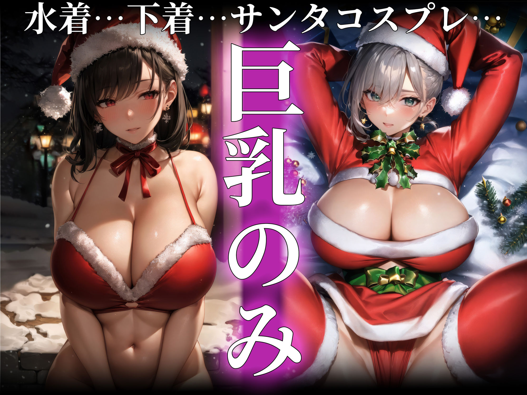 サンプル画像5:巨乳サンタ 〜クリスマスグラビア編〜(むらた屋) [d_321614]
