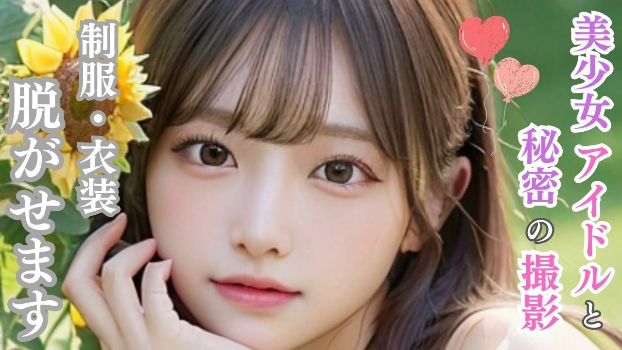 サンプル画像1:美少女アイドルと秘密の撮影〜制服と衣装全部脱がせます〜(AI姫野美香ファンクラブ) [d_321643]