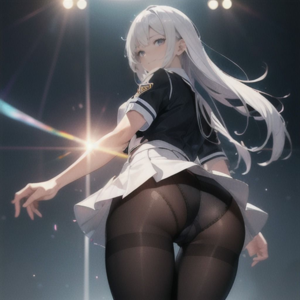 サンプル画像1:制服少女 黒タイツ編2(CatsOnStage) [d_321855]