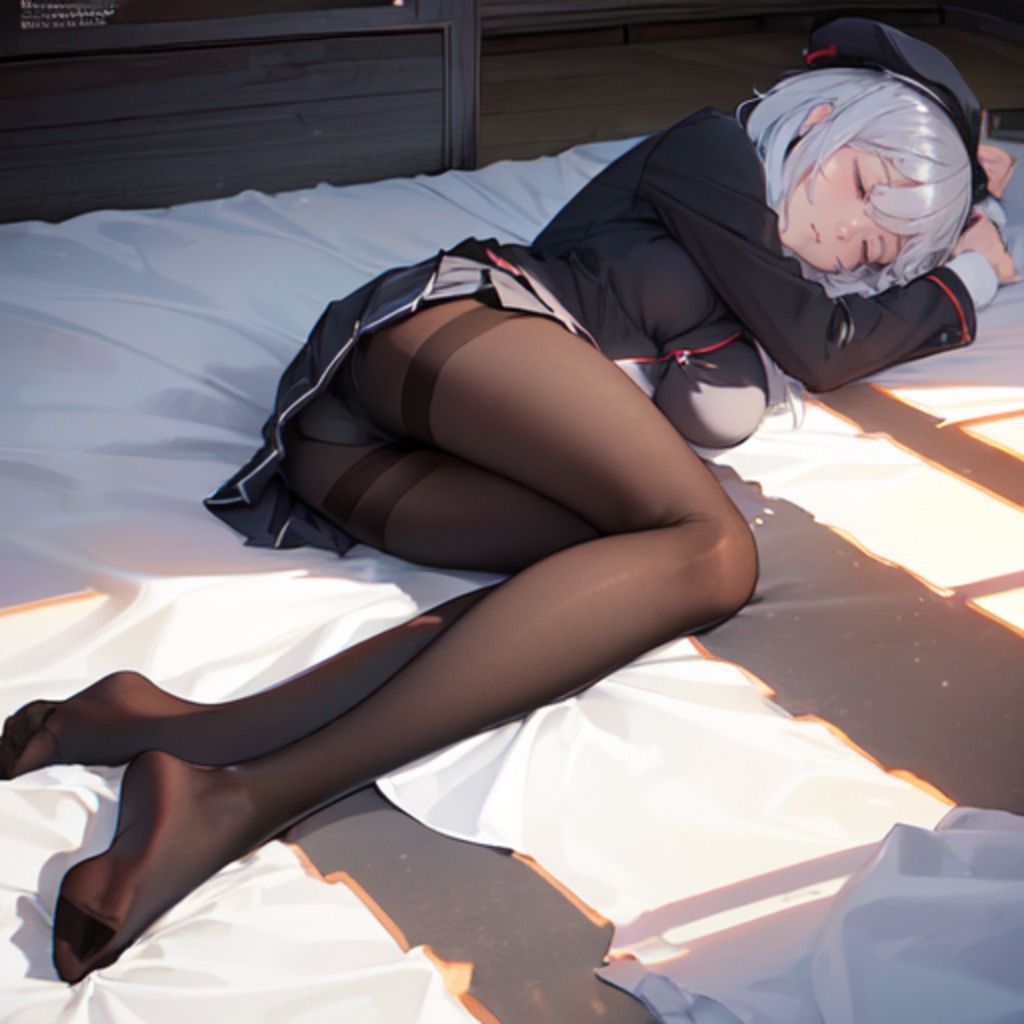 サンプル画像6:制服少女 黒タイツ編2(CatsOnStage) [d_321855]