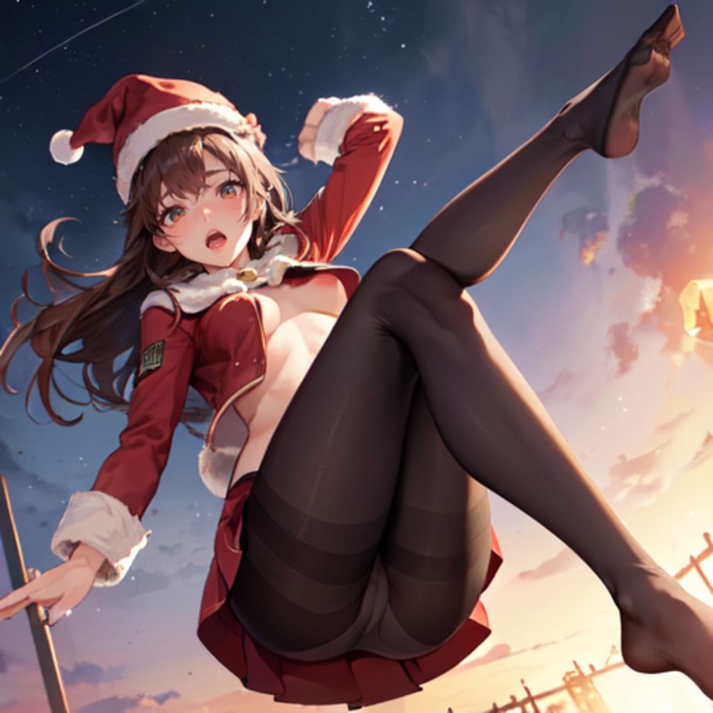 黒タイツを纏った美尻な先輩におパンツ見せてもらいたいのサンプル画像 6