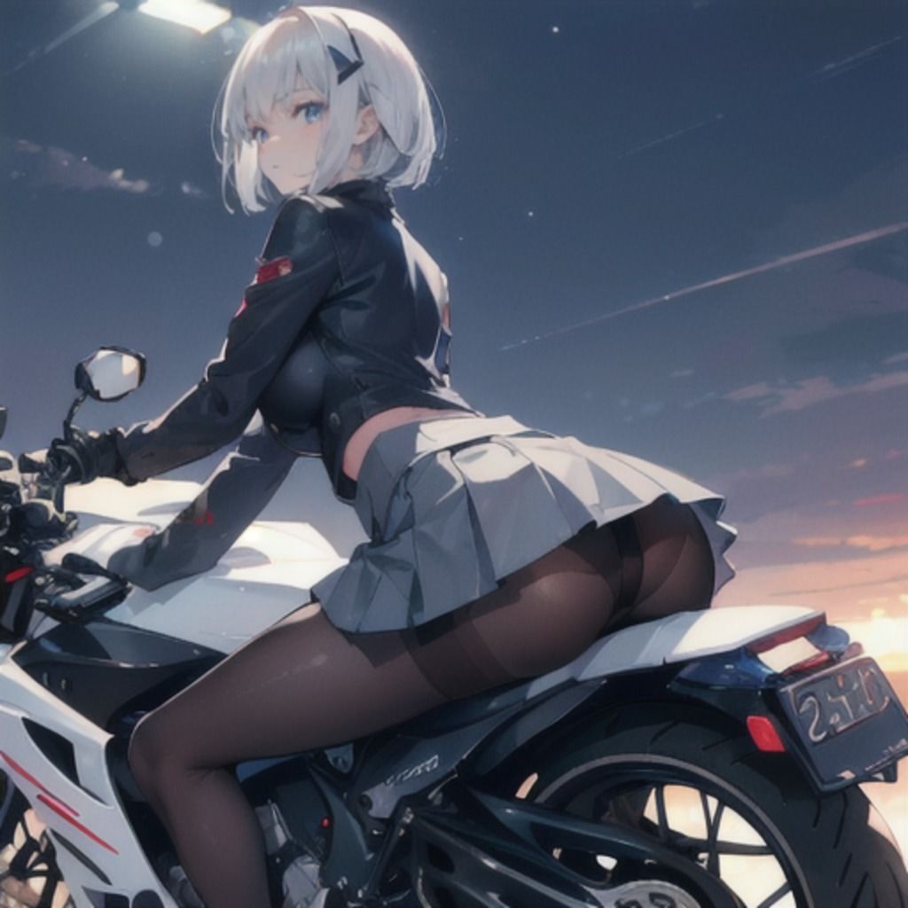 サンプル画像3:黒タイツ美脚JKのスカートの中は広大な宇宙だった(CatsOnStage) [d_321861]