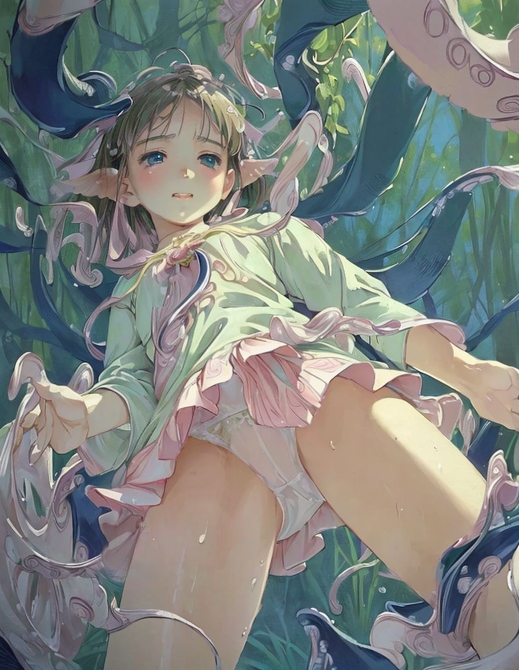 サンプル画像6:AIイラスト集 触手-Shokushu 200ページ(え〜あい出版) [d_321876]