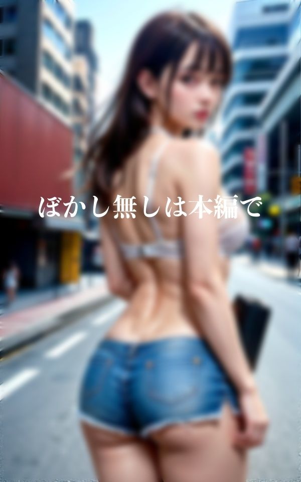 サンプル画像6:大ボリューム！ケツ丸出しの痴女が街中に大量発生して…そこらじゅうパンツハーレムに(200円均一その2) [d_321907]