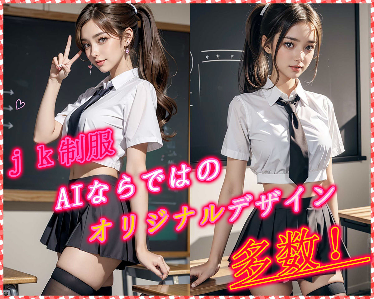 サンプル画像2:女子校生制服コレクション ポーニーテール(だいひょうとりしまられやくステーブルディフィコ) [d_321939]