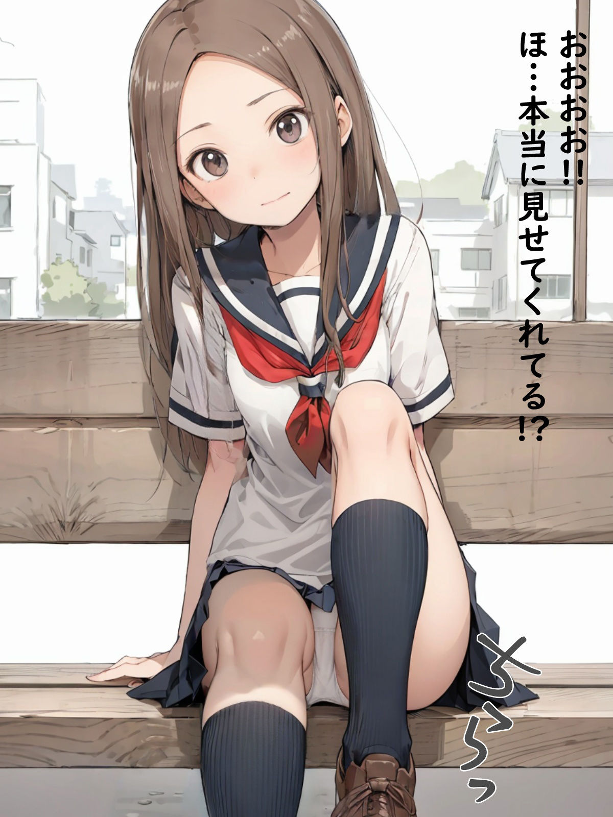 サンプル画像2:催●能力に目覚めたので近所のJKを寝取って性奴●にした話(AI美女サークル) [d_321955]