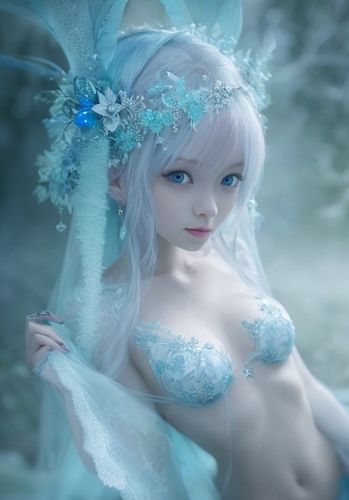 サンプル画像2:異世界の水色夢 青 × 水 × 若き女性 Vol.2(魅惑の冒険者) [d_322016]