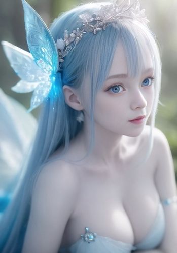 サンプル画像5:異世界の水色夢 青 × 水 × 若き女性 Vol.2(魅惑の冒険者) [d_322016]