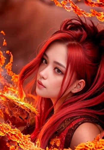 サンプル画像1:異世界の紅炎舞 Vol.1 焔眼(魅惑の冒険者) [d_322019]