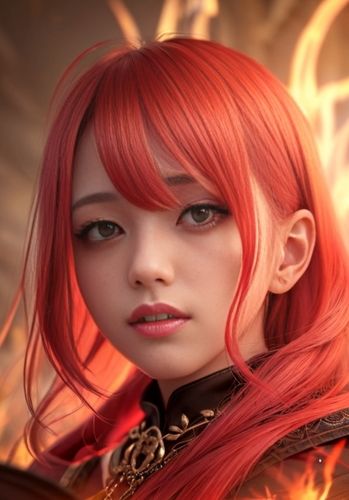 サンプル画像4:異世界の紅炎舞 Vol.1 焔眼(魅惑の冒険者) [d_322019]