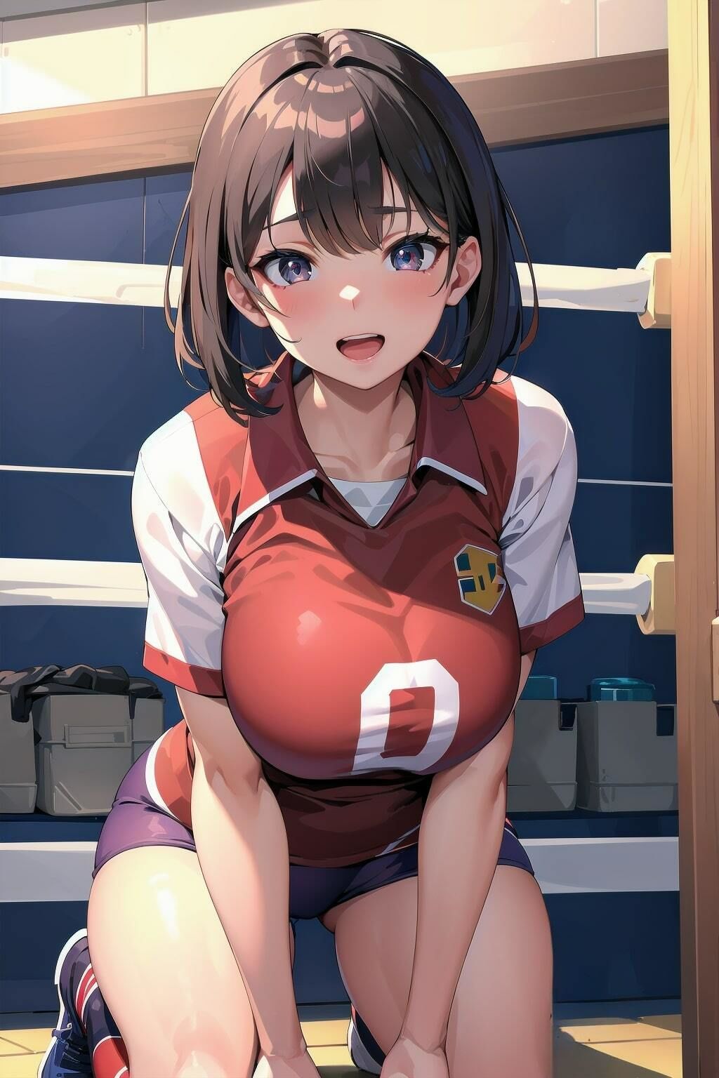 サンプル画像1:ぬぷぷバレー部(かわ汁) [d_322033]