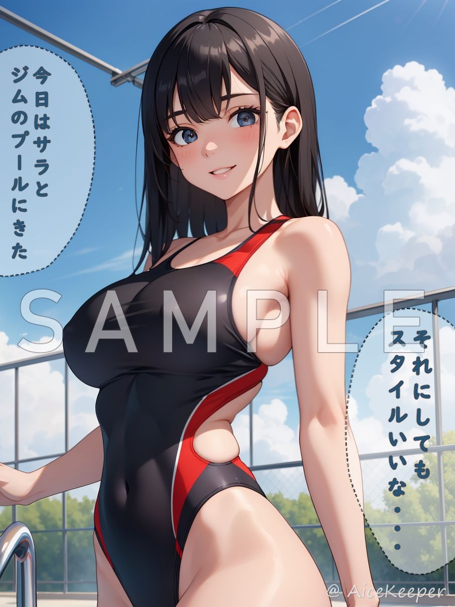 サンプル画像2:柏木サラのHな競泳水着(AiceKeeper) [d_322122]