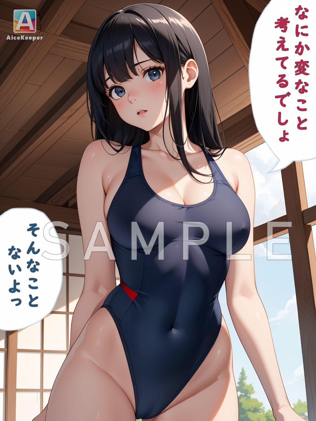 サンプル画像4:柏木サラのHな競泳水着(AiceKeeper) [d_322122]