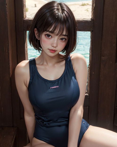 サンプル画像3:50人の美女とSEXできる本 -スク水 実写版-(あおギャラリー) [d_322132]