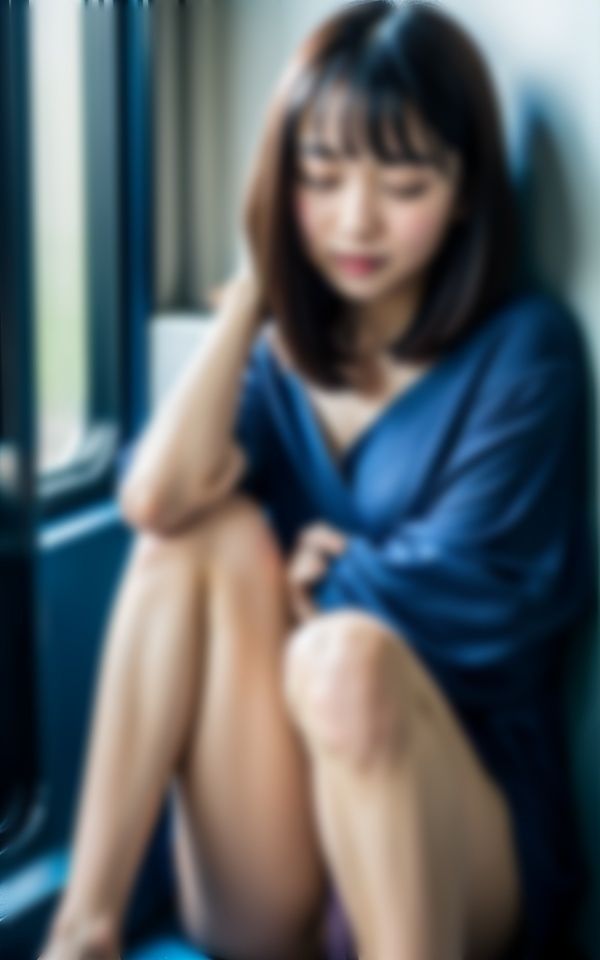 サンプル画像1:電車プレイ！電車で露出してくる痴女がいたスペシャル！(天頂絶頂スタイル) [d_322166]