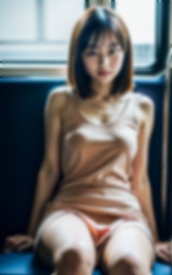 サンプル画像2:電車プレイ！電車で露出してくる痴女がいたスペシャル！(天頂絶頂スタイル) [d_322166]