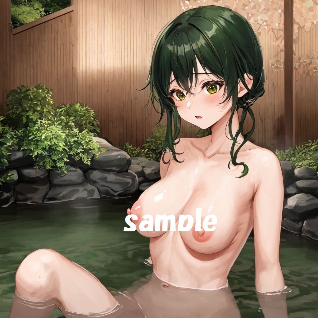 サンプル画像4:うさぎ×温泉×着物画像集(ツナマヨネーズ) [d_322220]