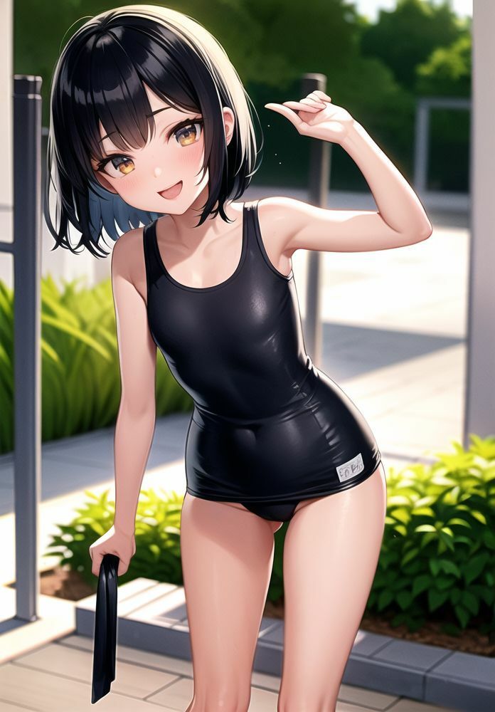 サンプル画像1:初体験！水着の撮影会(二次元の華道) [d_322226]