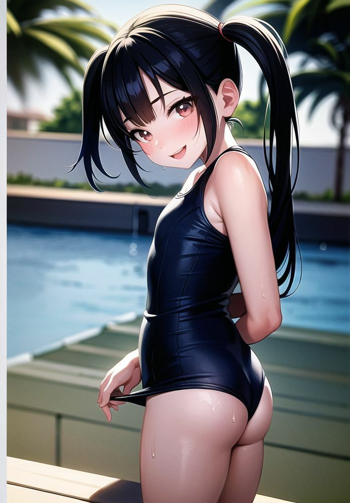 サンプル画像6:初体験！水着の撮影会(二次元の華道) [d_322226]