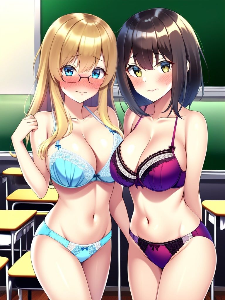 サンプル画像5:教室で裸にされた生徒＆先生のAIイラスト集(Love and peace) [d_322262]