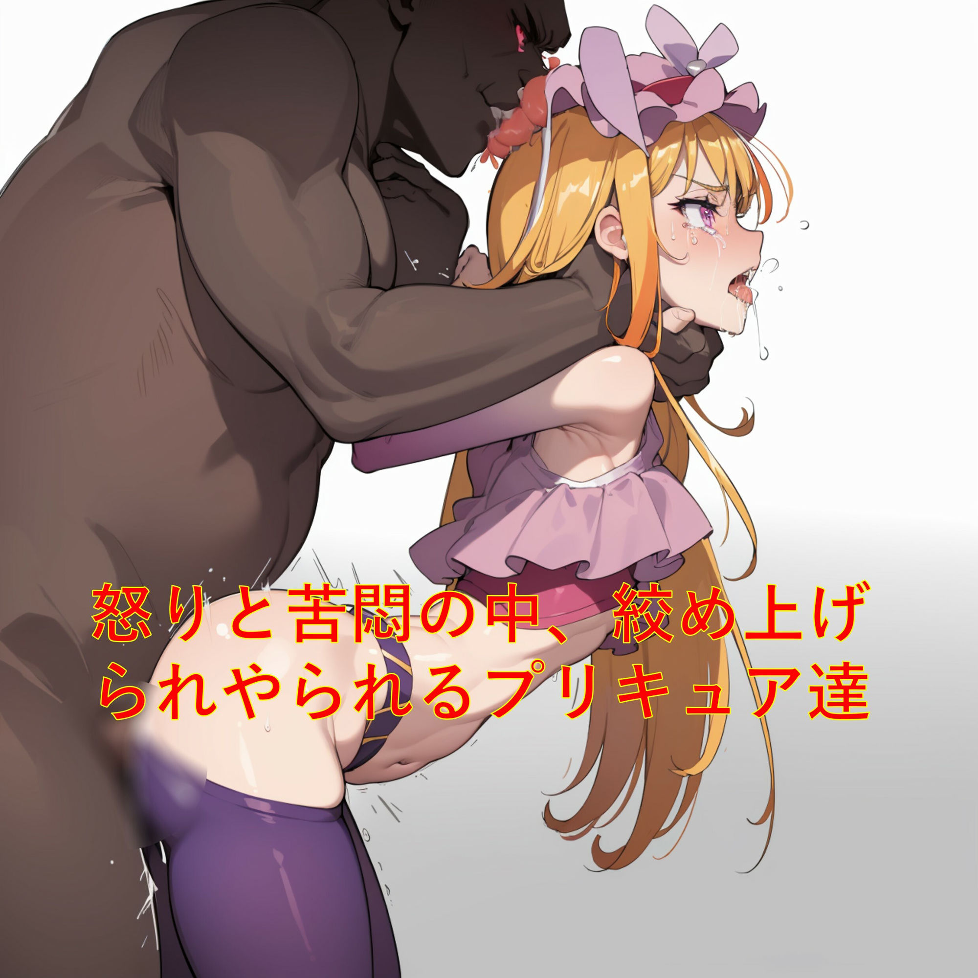 サンプル画像3:首絞め凌●21，プリキュアヒロイン達が快楽魔人達に完全敗北屈服絞め(hiropinai) [d_322325]