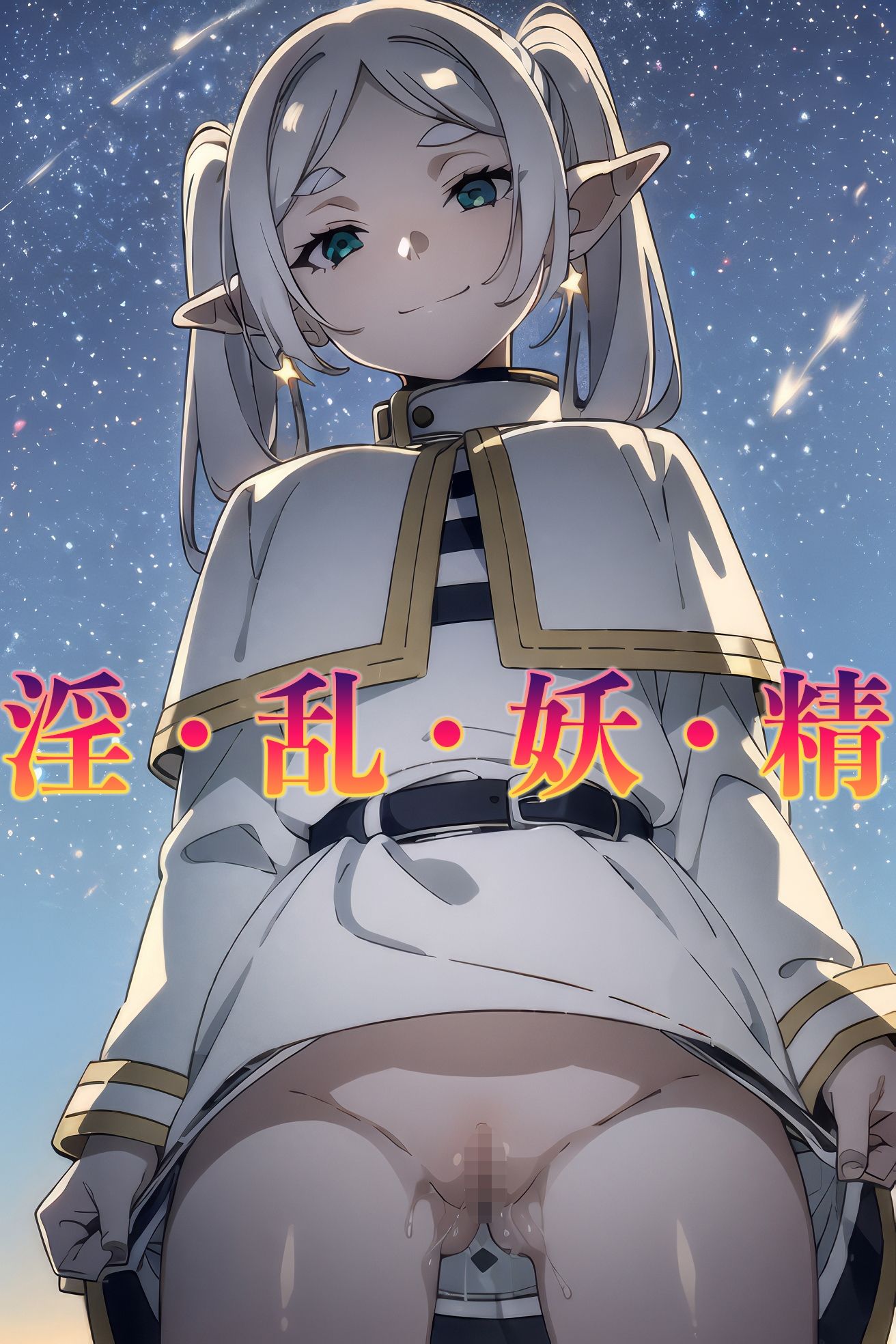 サンプル画像6:葬送のフリーレン:精巣泣かせのフリーレン(AIイラスト美少女.store) [d_322350]