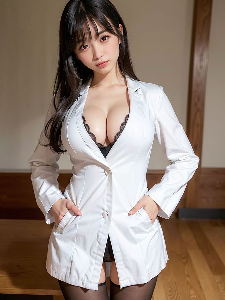 サンプル画像4:保健室の先生(Sakaki IndustryAI) [d_322363]