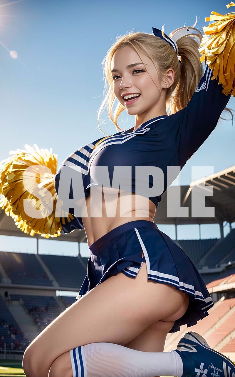サンプル画像4:昼の顔と夜の顔（チアリーダー編）@Ai同人誌vol.038(爆乳@エーアイ) [d_322455]