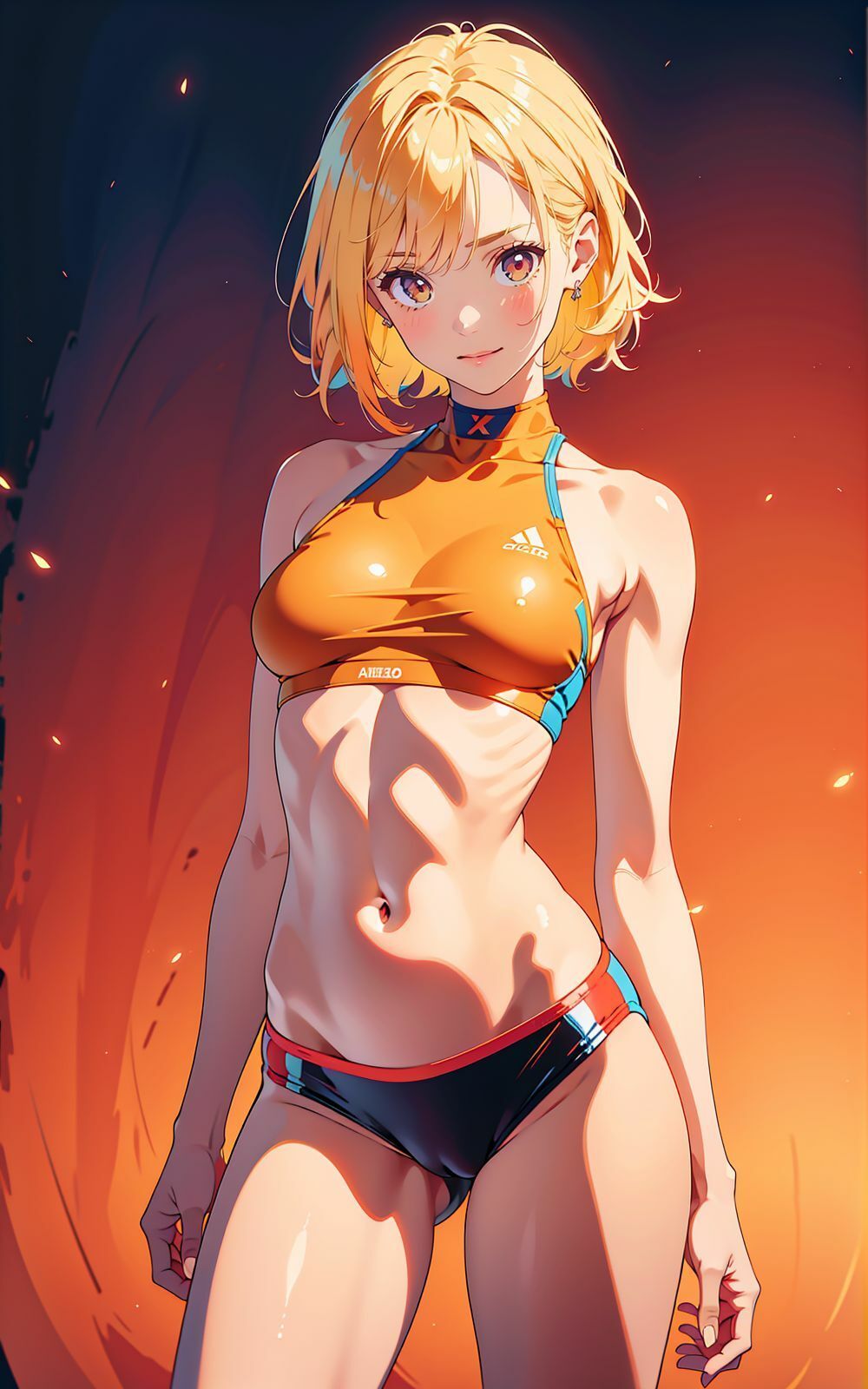 サンプル画像1:New Model アスリート 1(AI ヤン) [d_322465]