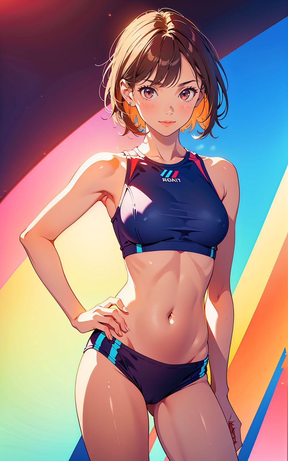 サンプル画像2:New Model アスリート 1(AI ヤン) [d_322465]