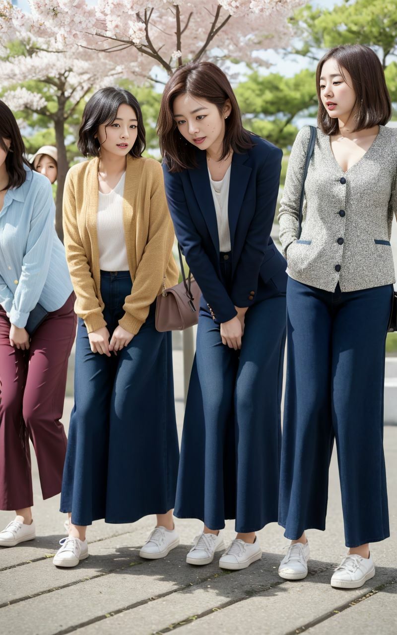 サンプル画像6:花見会場おもらし(P-AI planning) [d_322504]