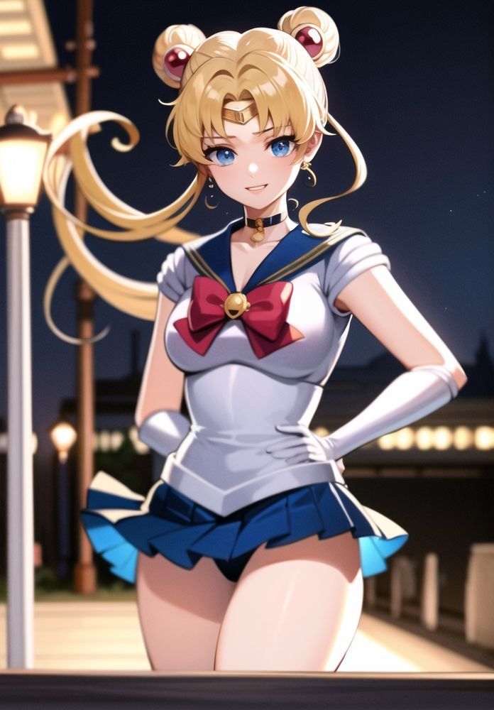 サンプル画像3:マ◯コを晒すセーラー戦士(二次元の華道) [d_322510]