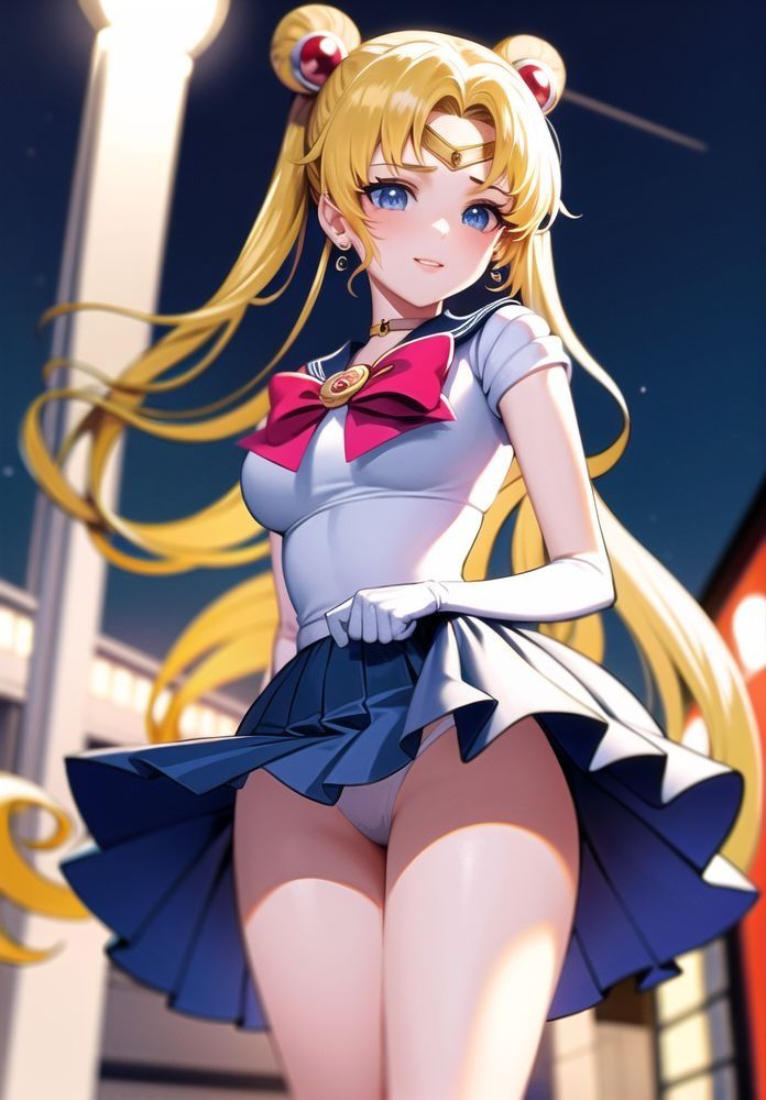 サンプル画像4:マ◯コを晒すセーラー戦士(二次元の華道) [d_322510]