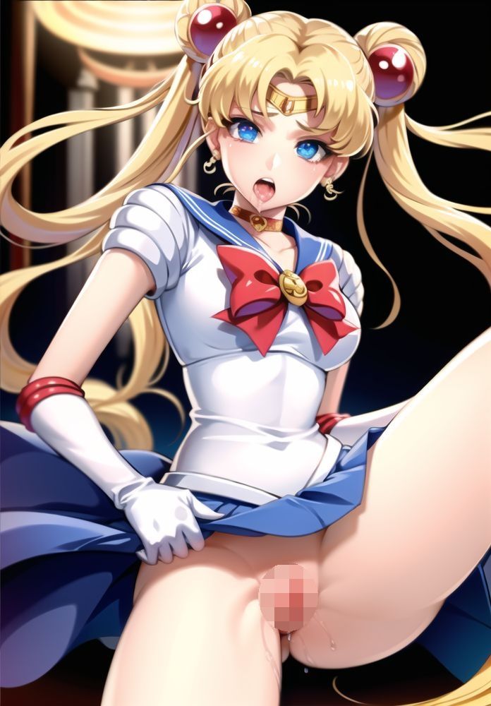 サンプル画像5:マ◯コを晒すセーラー戦士(二次元の華道) [d_322510]