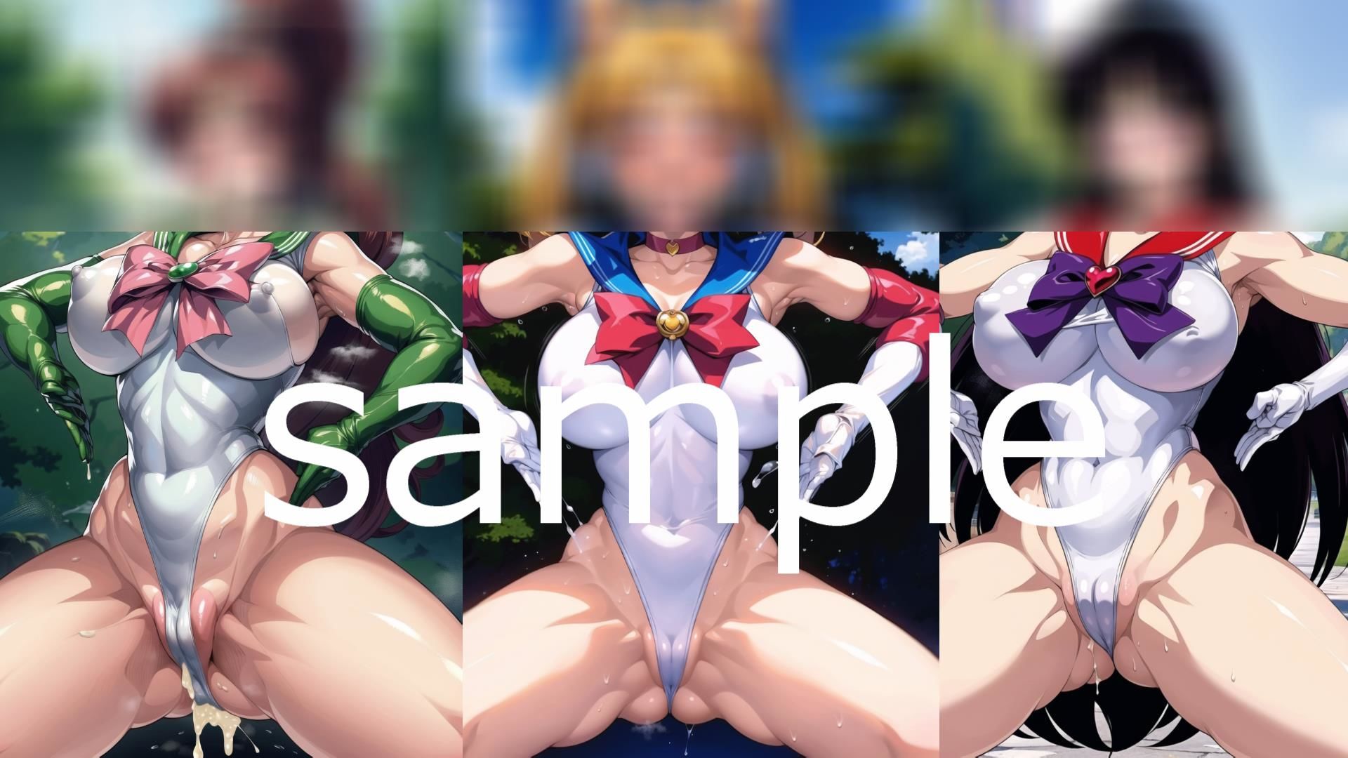 サンプル画像2:【フルカラー】ハイグレ人間になってしまったセーラー戦士たちvol.4(コスパ美女ファクトリー) [d_322545]