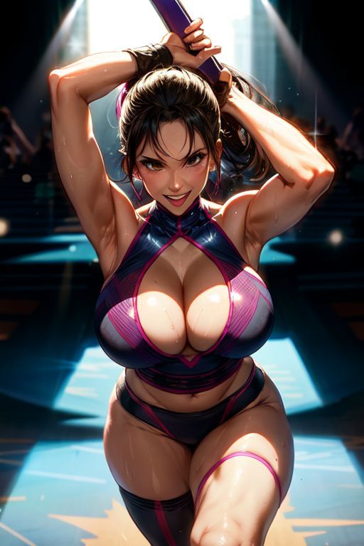 サンプル画像5:爆乳AIパンサー1(AI出版) [d_322557]