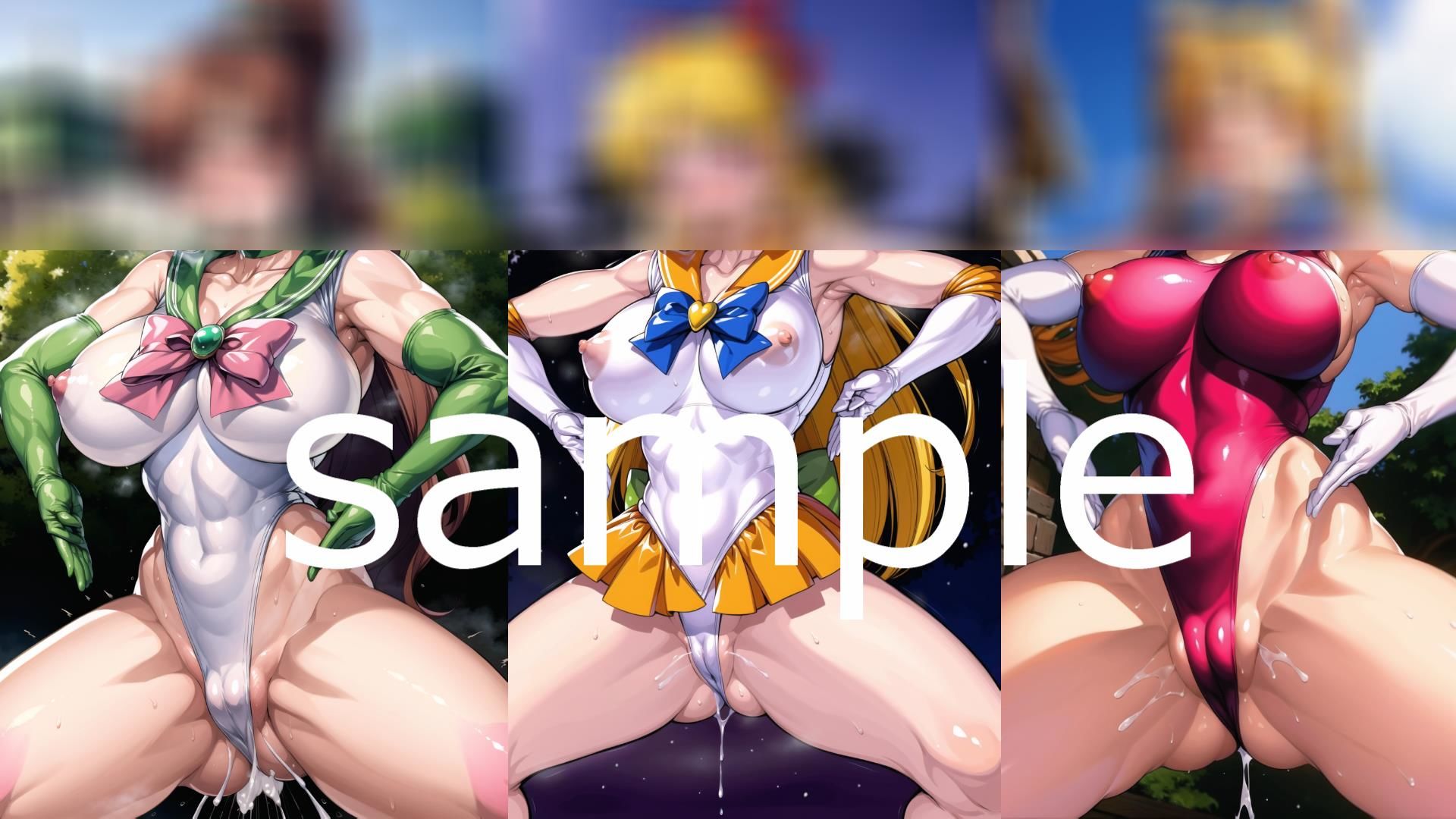 サンプル画像2:【フルカラー】ハイグレ人間になってしまったセーラー戦士たちvol.5(コスパ美女ファクトリー) [d_322562]