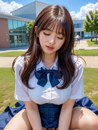 サンプル画像3:とあるJKの野外乱交(SUPER-PIPELINE) [d_322699]